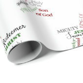 Namen van Jezus kerstpapier Cadeaupapier (Rol Hoek)