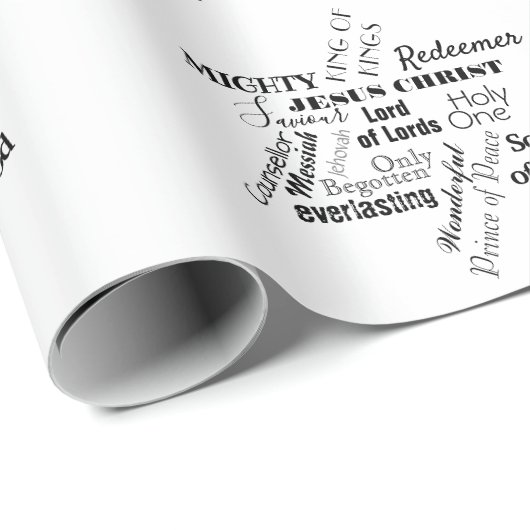 Namen van Jezus kerstpapier Cadeaupapier (Rol Hoek)