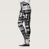 Namen van Sasquatch-Leggings in het zwart Leggings (Links)
