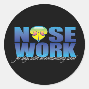 Namen voor honden met discriminerende herkomst ronde sticker