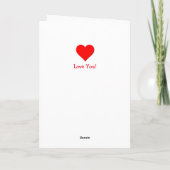 Namen wijzigen Happy Mothers Day Oma Ribbon Kaart (Achterkant)