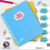 Namensaufkleber Kleine Wolken | Form - Sticker