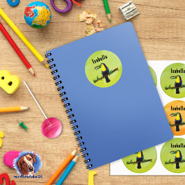 Namensetiketten - Tucan Aquarell | wasserfest  Labels