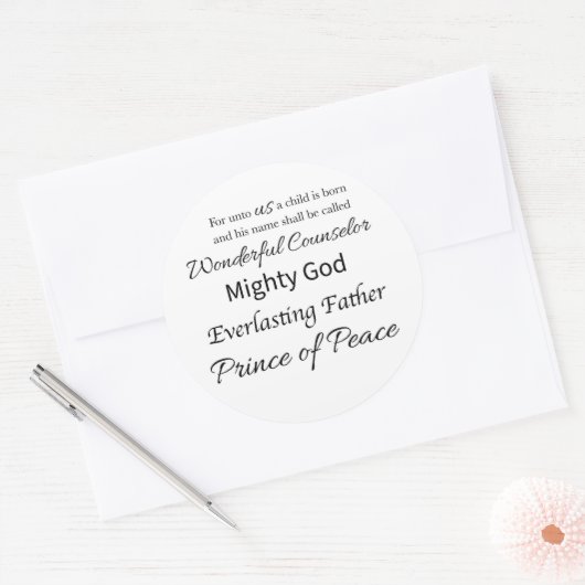 Names of God Sticker (Envelop)