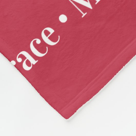Names Pattern Modern Trendy Script van gezinslid Fleece Deken (Hoek)