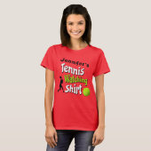 [NAME'S] TENNIS WATCHING SHIRT (Voorkant volledig)