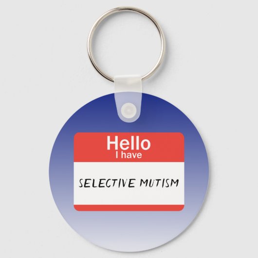 Nametag Selectief Mutisme Sleutelhanger (Voorkant)