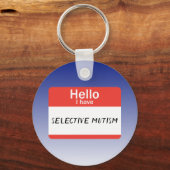 Nametag Selectief Mutisme Sleutelhanger (Voorkant)
