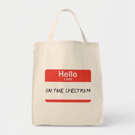 Nametag Spectrum Tote Bag (Voorkant)