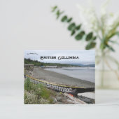 Namgis Dugout Canoe in Alert Bay British Columbia Briefkaart (Staand voorkant)