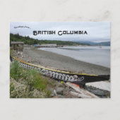 Namgis Dugout Canoe in Alert Bay British Columbia Briefkaart (Voorkant)