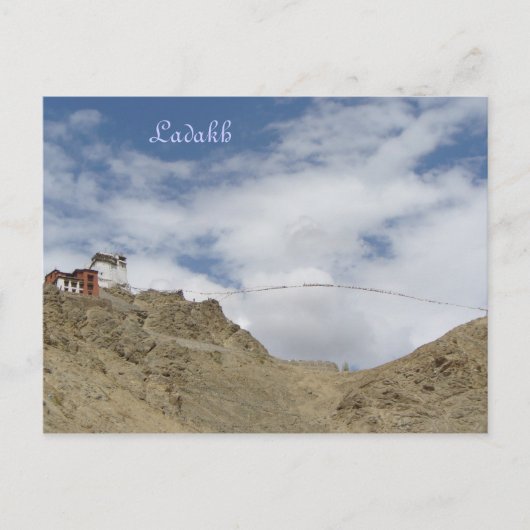 Namgyal Tsemo gompa, Leh, Ladakh, India Briefkaart (Voorkant)