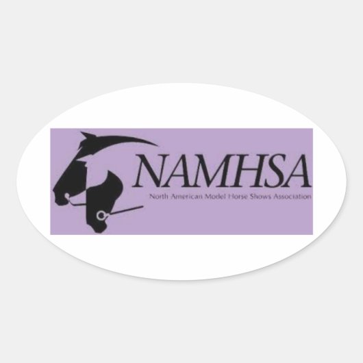NAMHSA Horse Logo Stickers (Voorkant)