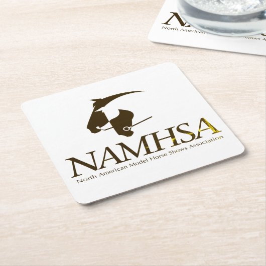 NAMHSA-Onderzetters Kartonnen Onderzetters (Schuin)