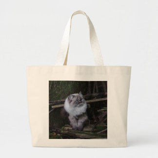 Nami de kat grote tote bag