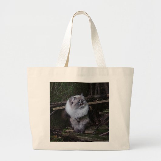 Nami de kat grote tote bag (Voorkant)