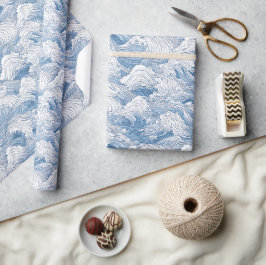 Nami Japans Wave wrapping papier