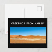 Namib Desert Briefkaart (Voorkant / Achterkant)