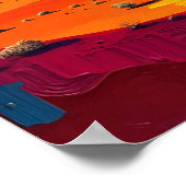 Namib Desert: tijdloze duinen van goud Poster (Hoek)