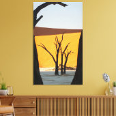 Namib-Naukluft Park, Sossusvlei | Dode Vlei Canvas Afdruk (Insitu (Woonkamer))