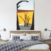 Namib-Naukluft Park, Sossusvlei | Dode Vlei Canvas Afdruk (Insitu (Slaapkamer))