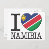 Namibia Briefkaart (Voorkant / Achterkant)