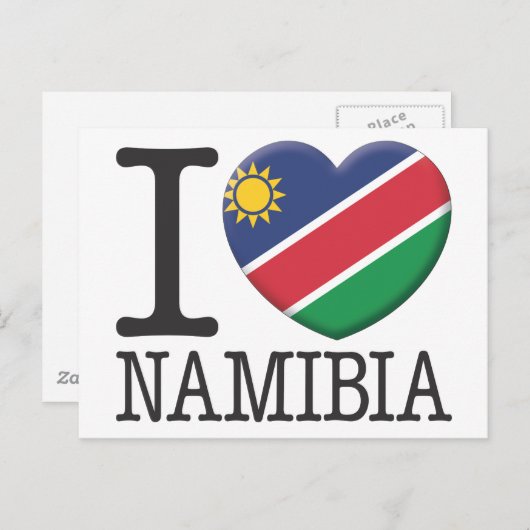 Namibia Briefkaart (Voorkant / Achterkant)