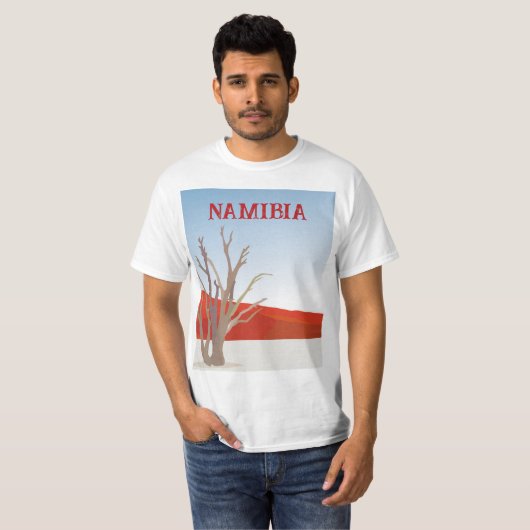 Namibia Desert T-shirt (Voorkant volledig)