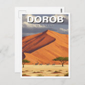 Namibia Dorob National Park Reizen Briefkaart (Voorkant / Achterkant)