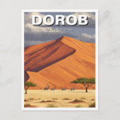 Namibia Dorob National Park Reizen Briefkaart (Voorkant)