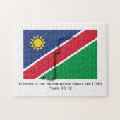 NAMIBIA | Gezegende natie | NAMIBIAANSE VLAG Legpuzzel (Horizontaal)