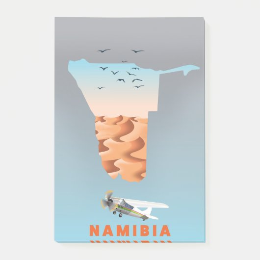 Namibia kaart post-it® notes (Voorkant)