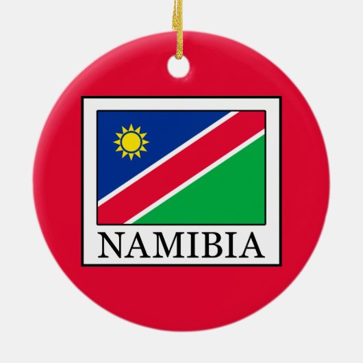 Namibia Keramisch Ornament (Achterkant)