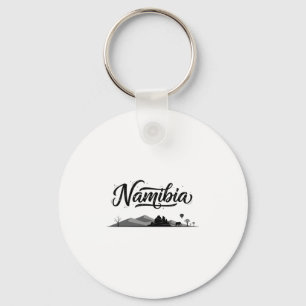 Namibia Silhouette Reis Vakantie Outfits Sleutelhanger