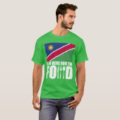 Namibia souvenir eten reis vriend t-shirt (Voorkant volledig)