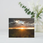 Namibia - Sunset over the player Briefkaart (Staand voorkant)