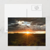 Namibia - Sunset over the player Briefkaart (Voorkant / Achterkant)