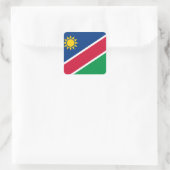 Namibia Vierkante Sticker (Tas)