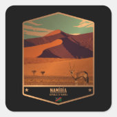 Namibia Vierkante Sticker (Voorkant)