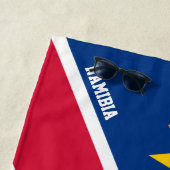 Namibia Vlag Prachtig Patriottisch Strandlaken (In situ)