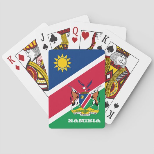 Namibian Flag Games, Namibië Speelkaarten (Achterkant)