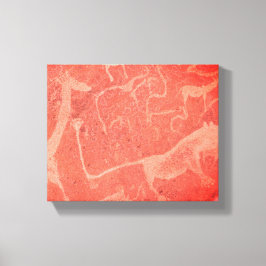 Namibië Africa Rock Art Painting Canvas Afdruk