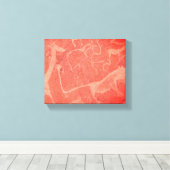 Namibië Africa Rock Art Painting Canvas Afdruk (Insitu (Houten vloer))