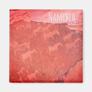 Namibië Africa Rock Art Painting Magnet