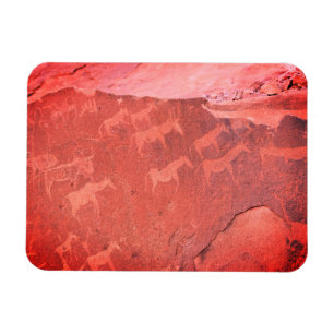 Namibië Africa Rock Art Painting Magnet Magneet