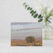 Namibië Afrika 4x4 Natuur autolandschap Briefkaart (Staand voorkant)