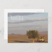 Namibië Afrika 4x4 Natuur autolandschap Briefkaart (Voorkant / Achterkant)