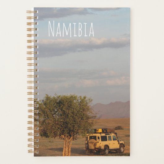 Namibië Afrika 4x4 Natuur autolandschap Planner (Voorkant)