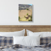 Namibië Afrika Huab Elephant Damaraland Canvas Afdruk (Insitu (Slaapkamer))