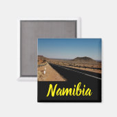 Namibië Afrika Landschap Namibische Woestijnweg Magneet (Voorkant / Achterkant)